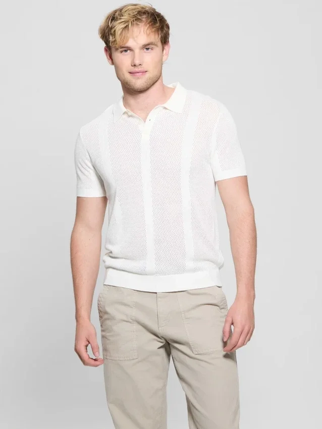 Eco Elijah gebreide polo Eco Elijah gebreide polo