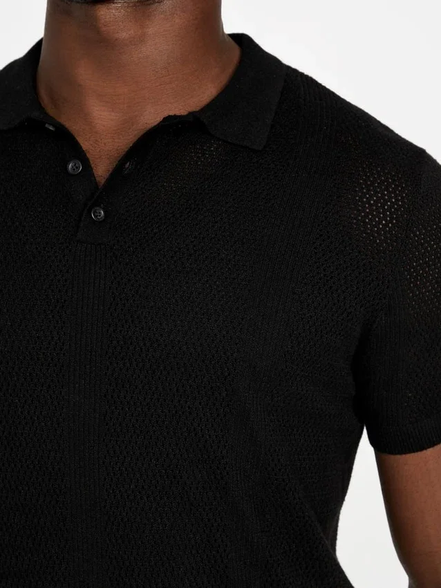 Eco Elijah gebreide polo Eco Elijah gebreide polo