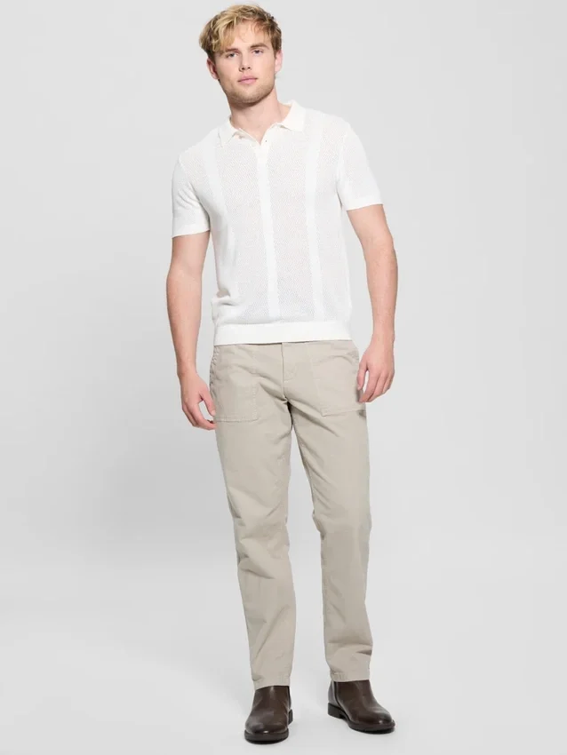 Eco Elijah gebreide polo Eco Elijah gebreide polo