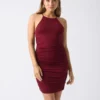 Eco Evie jurk met ruches Eco Evie jurk met ruches