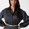 Eco Fatou gestreepte maxi-jurk Eco Fatou gestreepte maxi-jurk