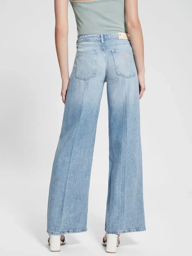 Eco Featherweight Palazzo-Jeans met middelhoge taille Eco Featherweight Palazzo-Jeans met middelhoge taille