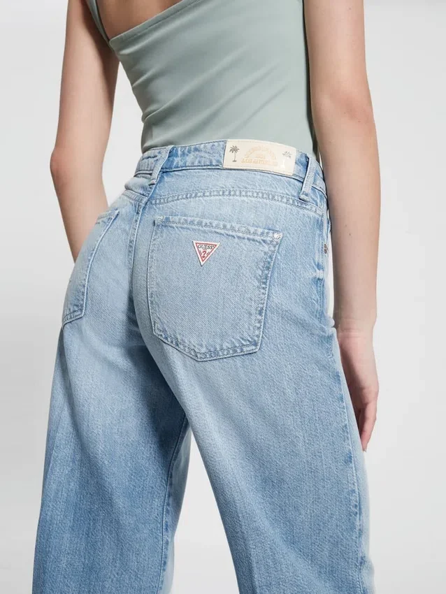 Eco Featherweight Palazzo-Jeans met middelhoge taille Eco Featherweight Palazzo-Jeans met middelhoge taille