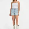 Eco Featherweight Relaxed Midi Denim Shorts Eco Featherweight Relaxed Midi Denim Shorts