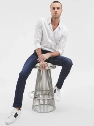 Eco Finnley slim-fit taps toelopende Jeans