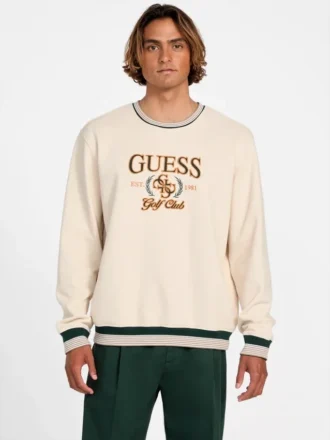 Eco fleece sweatshirt met ronde hals