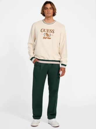 Eco fleece sweatshirt met ronde hals