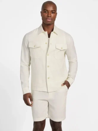 Eco Fletcher linnen shacket