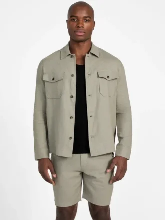 Eco Fletcher linnen shacket