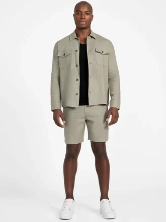 Eco Fletcher linnen shacket