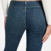 Eco Franki-jeans met riemen en uitlopende pijpen