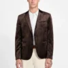 Eco Fulham-blazer van fluweel met reliëf Eco Fulham-blazer van fluweel met reliëf