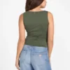 Eco gerimpelde Ciena tanktop