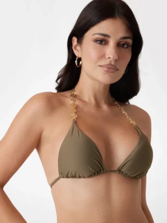 Eco gewatteerde driehoekige bikinitop