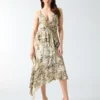 Eco Giselle asymmetrische jurk met print Eco Giselle asymmetrische jurk met print