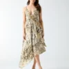 Eco Giselle asymmetrische jurk met print Eco Giselle asymmetrische jurk met print