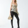 Eco Giselle bedrukte asymmetrische top Eco Giselle bedrukte asymmetrische top
