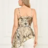 Eco Giselle bedrukte asymmetrische top Eco Giselle bedrukte asymmetrische top
