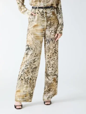 Eco Giselle-broek met print