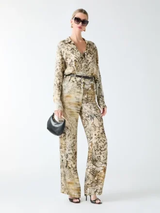 Eco Giselle-broek met print