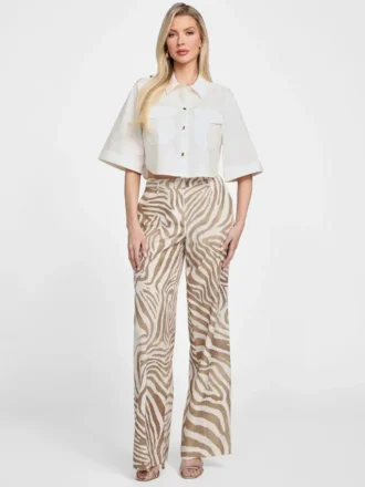 Eco Giselle-broek met print