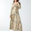 Eco Giselle maxi-jurk met print Eco Giselle maxi-jurk met print