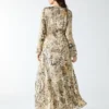 Eco Giselle maxi-jurk met print Eco Giselle maxi-jurk met print