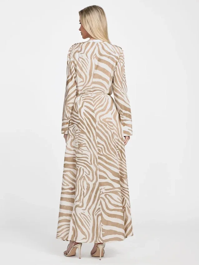 Eco Giselle maxi-jurk met print Eco Giselle maxi-jurk met print