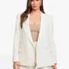 Eco Greta Blazer van linnenmix Eco Greta Blazer van linnenmix