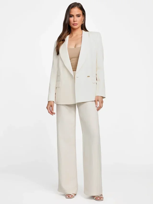Eco Greta Blazer van linnenmix Eco Greta Blazer van linnenmix