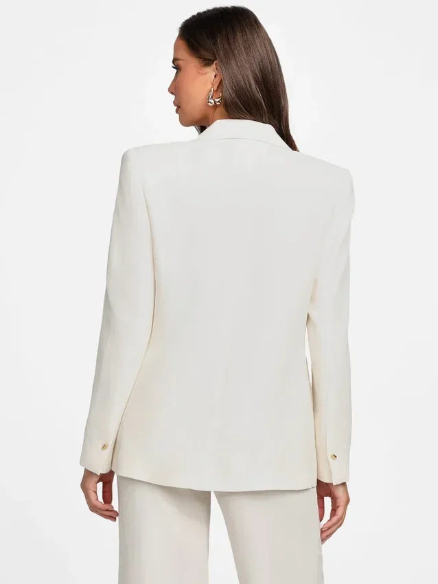 Eco Greta Blazer van linnenmix Eco Greta Blazer van linnenmix