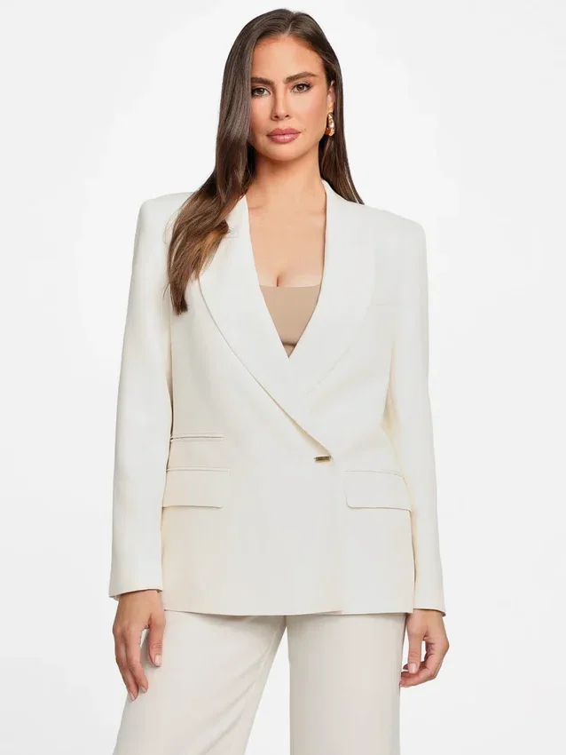 Eco Greta Blazer van linnenmix Eco Greta Blazer van linnenmix