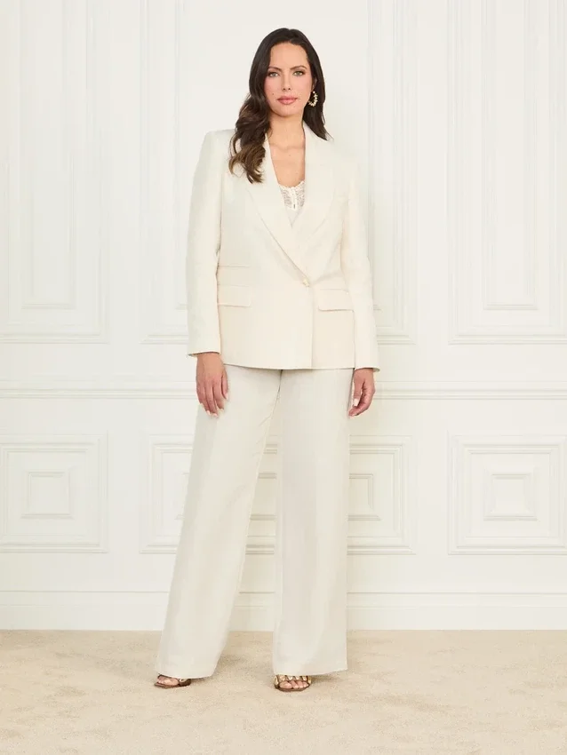 Eco Greta Blazer van linnenmix Eco Greta Blazer van linnenmix