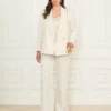 Eco Greta Blazer van linnenmix Eco Greta Blazer van linnenmix