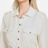 Eco Greta safarijurk van linnenmix Eco Greta safarijurk van linnenmix