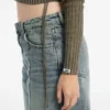 Eco Guess Originals V-hals vest met plooien