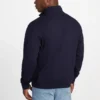 Eco Harris Twill-trui met rits en opstaande kraag