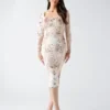 Eco Holly-jurk van mesh met print Eco Holly-jurk van mesh met print