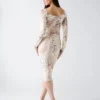Eco Holly-jurk van mesh met print Eco Holly-jurk van mesh met print