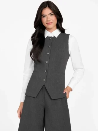 Eco Isabeau gilet met knopen