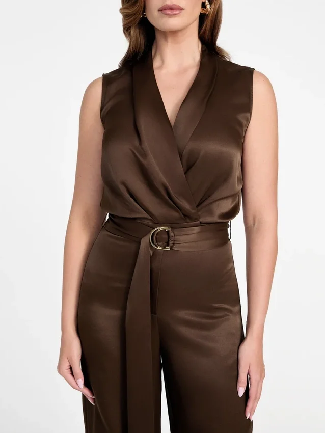 Eco Iva jumpsuit met riem Eco Iva jumpsuit met riem