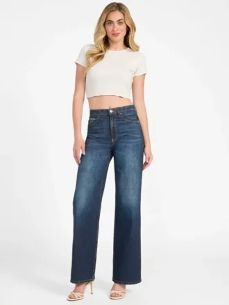 Eco-Jeans met wijde pijpen