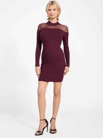 Eco Jeena-trui-jurk met strass