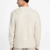 Eco Jeffry vest met kabelpatroon Eco Jeffry vest met kabelpatroon