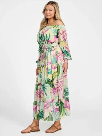 Eco Josee maxi-jurk met print Eco Josee maxi-jurk met print