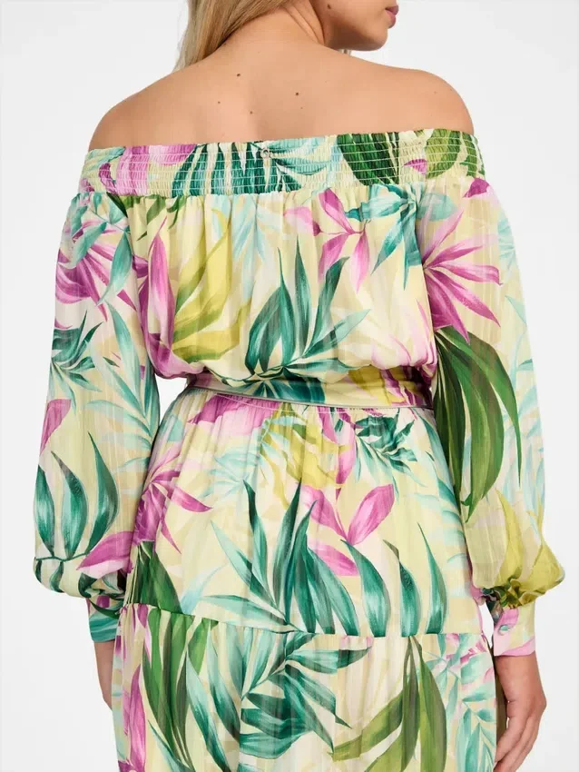 Eco Josee maxi-jurk met print Eco Josee maxi-jurk met print