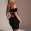 Eco Katiya off-shoulder jurk Eco Katiya off-shoulder jurk