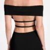 Eco Katiya off-shoulder jurk Eco Katiya off-shoulder jurk