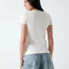Eco Lace T-shirt met kenmerkend logo