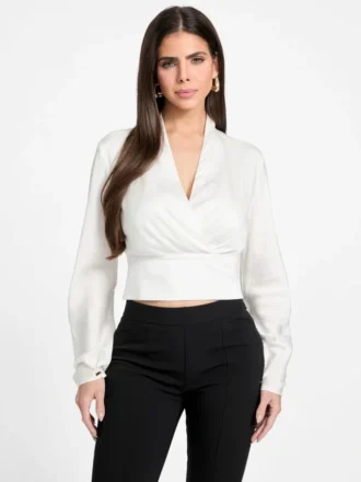 Eco Lara satijnen top